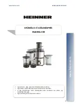 Preview for 22 page of Heinner HJBGC-400 Manual