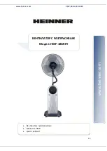 Предварительный просмотр 24 страницы Heinner HMF-18GREY Manual