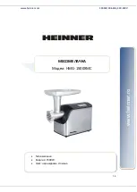 Предварительный просмотр 35 страницы Heinner HMG-1500XMC Manual