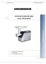 Предварительный просмотр 47 страницы Heinner HMG-1500XMC Manual