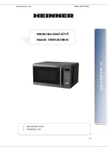 Предварительный просмотр 65 страницы Heinner HMW-20DBKSS Manual