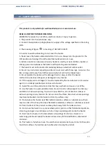 Предварительный просмотр 13 страницы Heinner HOH-S13WH Instruction Manual