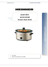 Предварительный просмотр 32 страницы Heinner HSCK-C35CR Instruction Manual