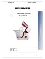 Preview for 11 page of Heinner HSM-350 Manual