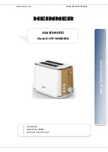 Предварительный просмотр 22 страницы Heinner HTP-WH800BB Manual