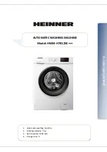 Preview for 1 page of Heinner HWM-H7012SE+++ Manual