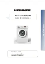 Heinner HWM-M7012E8A++ Instruction Manual preview