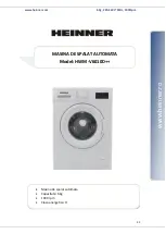 Preview for 45 page of Heinner HWM-V6010D++ Manual