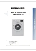 Preview for 1 page of Heinner HWM-V8214D++ Instruction Manual