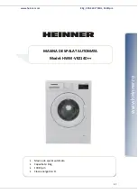 Preview for 43 page of Heinner HWM-V8214D++ Instruction Manual