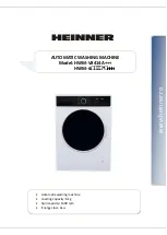 Heinner HWM-V8414A+++ Instruction Manual preview