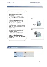 Предварительный просмотр 10 страницы Heinner MG-1340WH Manual