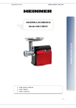 Предварительный просмотр 32 страницы Heinner MG-1500DC Instruction Manual