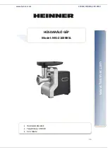 Предварительный просмотр 35 страницы Heinner MG-2100BKSL Manual