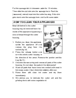 Предварительный просмотр 9 страницы Heinner MG1500TA-BG Instruction Manual