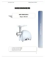 Предварительный просмотр 20 страницы Heinner MGL-12B User Manual