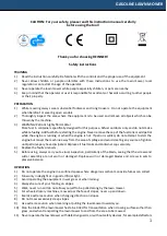 Предварительный просмотр 2 страницы Heinner VMGB002 Instructions Manual