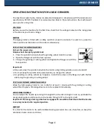 Предварительный просмотр 4 страницы Heinner VPU003 Instructions Manual