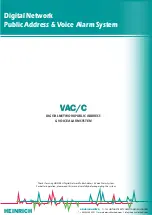 HEINRICH VAC/C Product Manual предпросмотр