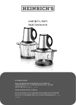 Preview for 1 page of HEINRICH'S HMZ 8672 Instruction Manual