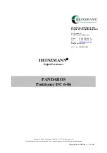 Heinzmann PANDAROS DC 6-06 Manual preview