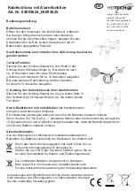 Предварительный просмотр 1 страницы HEITECH 04003624 Quick Start Manual