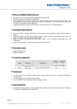 Preview for 8 page of Heitronic 20516 Installation And Operating Instructions Manual