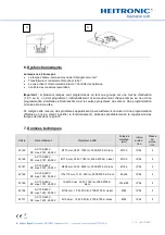 Предварительный просмотр 13 страницы Heitronic 23131 Installation And Operating Instructions Manual