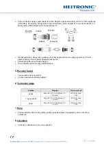 Предварительный просмотр 4 страницы Heitronic 251309 Installation And Operating Instructions Manual