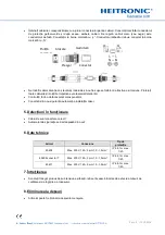 Preview for 14 page of Heitronic 251309 Installation And Operating Instructions Manual