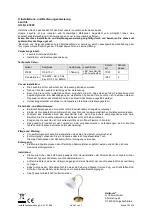 Preview for 1 page of Heitronic 27898 Installation And Operating Instructions