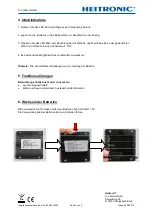 Preview for 2 page of Heitronic 34082 Installation And Operating Instructions Manual