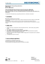 Preview for 4 page of Heitronic 34082 Installation And Operating Instructions Manual