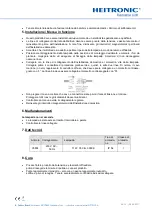 Preview for 14 page of Heitronic 35834 Installation And Operating Instructions Manual