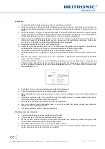 Preview for 8 page of Heitronic 35837 Installation And Operating Instructions Manual