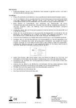 Preview for 2 page of Heitronic 35865 Installation And Operating Instructions Manual