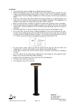 Preview for 4 page of Heitronic 35865 Installation And Operating Instructions Manual