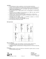 Предварительный просмотр 2 страницы Heitronic 36243 Installation And Operating Instructions Manual