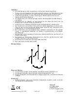 Предварительный просмотр 4 страницы Heitronic 36504 Installation And Operating Instructions Manual