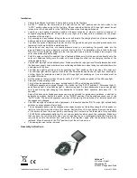 Preview for 10 page of Heitronic 36946 Installation And Operating Instructions Manual