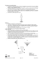 Предварительный просмотр 4 страницы Heitronic 36968 Installation And Operating Instructions Manual