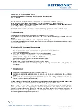 Preview for 34 page of Heitronic 37296 Installation And Operating Instructions Manual