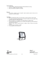 Preview for 2 page of Heitronic 37351 Installation And Operating Instructions