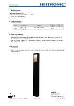 Preview for 7 page of Heitronic 37420 Installation And Operating Instructions Manual