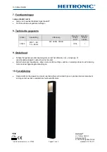 Preview for 13 page of Heitronic 37420 Installation And Operating Instructions Manual