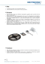 Preview for 3 page of Heitronic 38037 Installation And Operating Instructions Manual