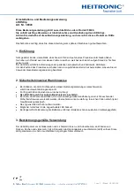 Preview for 1 page of Heitronic 38049 Installation And Operating Instructions Manual