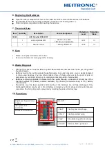 Preview for 6 page of Heitronic 38049 Installation And Operating Instructions Manual