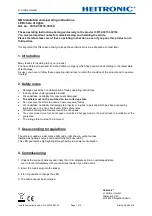 Preview for 3 page of Heitronic 39732 Installation And Operating Instructions Manual