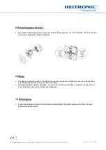 Предварительный просмотр 3 страницы Heitronic 42197 Installation And Operating Instructions Manual